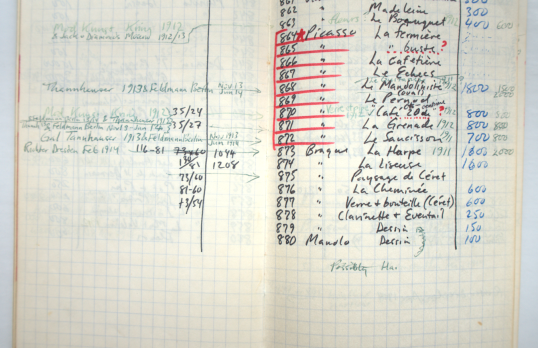 Carnets de note de John H. Field - page 44