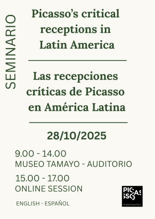 afffiche de la journée d'études sur les réceptions de Picasso en Amérique latine