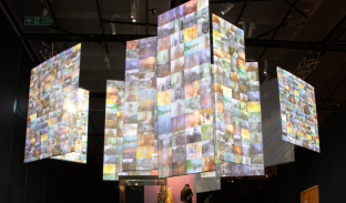 Vue de l'exposition Samouraï au British Museum