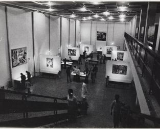 Vue de l’exposition Picasso, Dakar, musée dynamique 