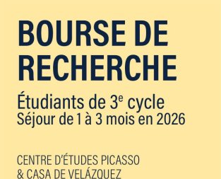 Bourse de recherche