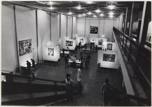 Vue de l’exposition Picasso, Dakar, musée dynamique 