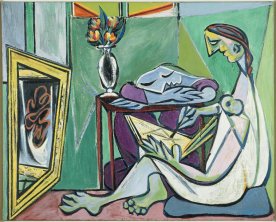 Pablo Picasso La Muse, 21 janvier 1935 Huile sur toile, 130 x 162 cm Centre Pompidou - MNAM-CCI, Paris Don de l'artiste, 1947